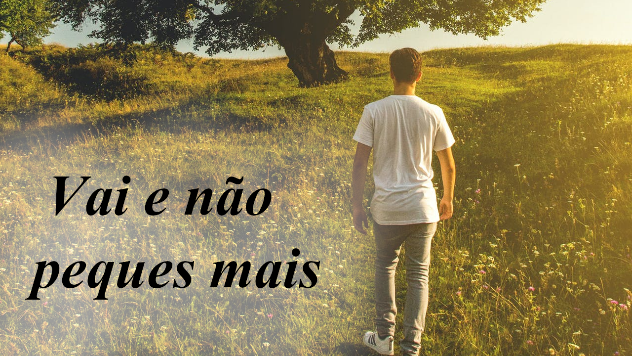 Vai e não peques mais